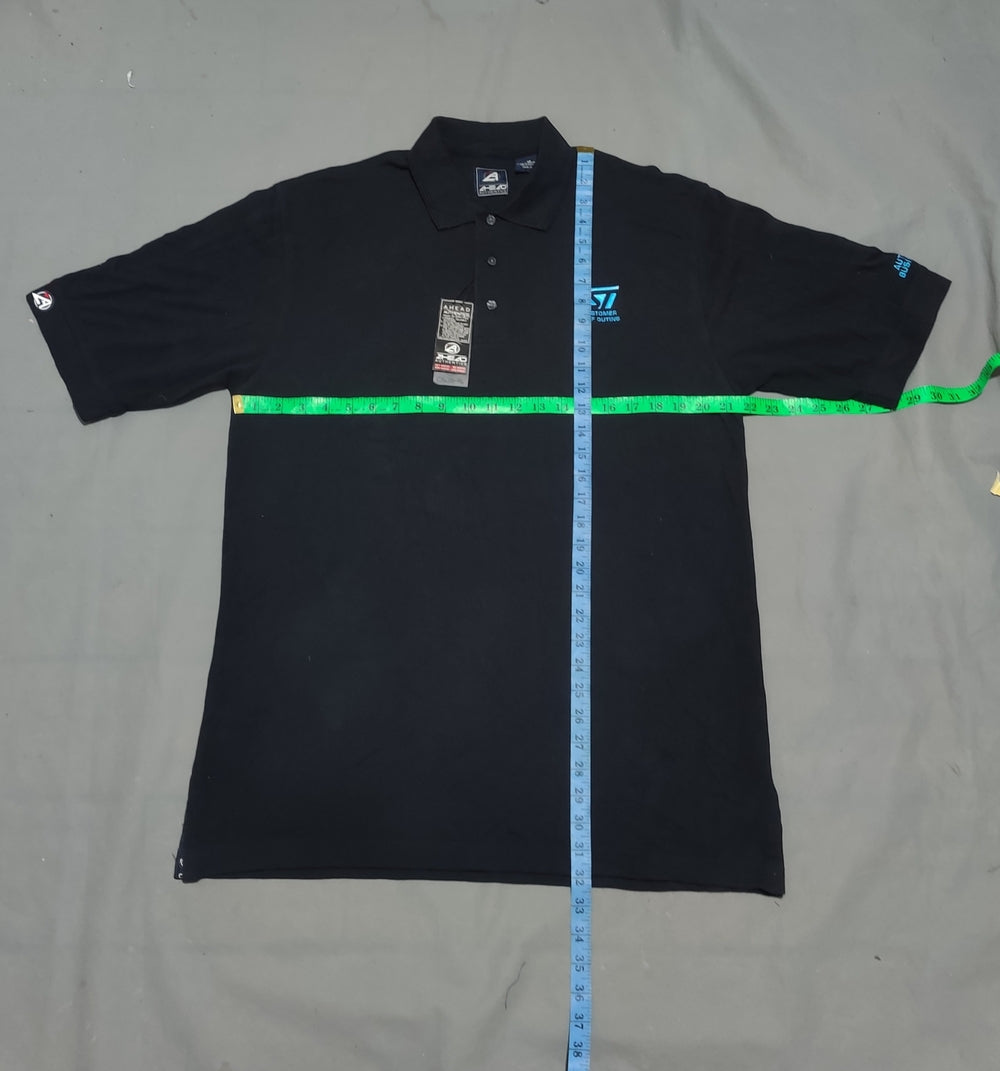 4 Head Men Sport Black Polo T Shirt
