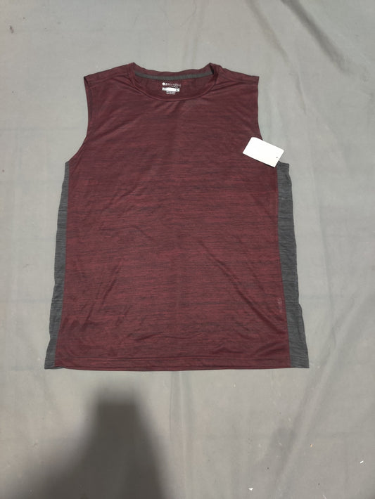Essential Men Sport Maroon Vest T Shirt