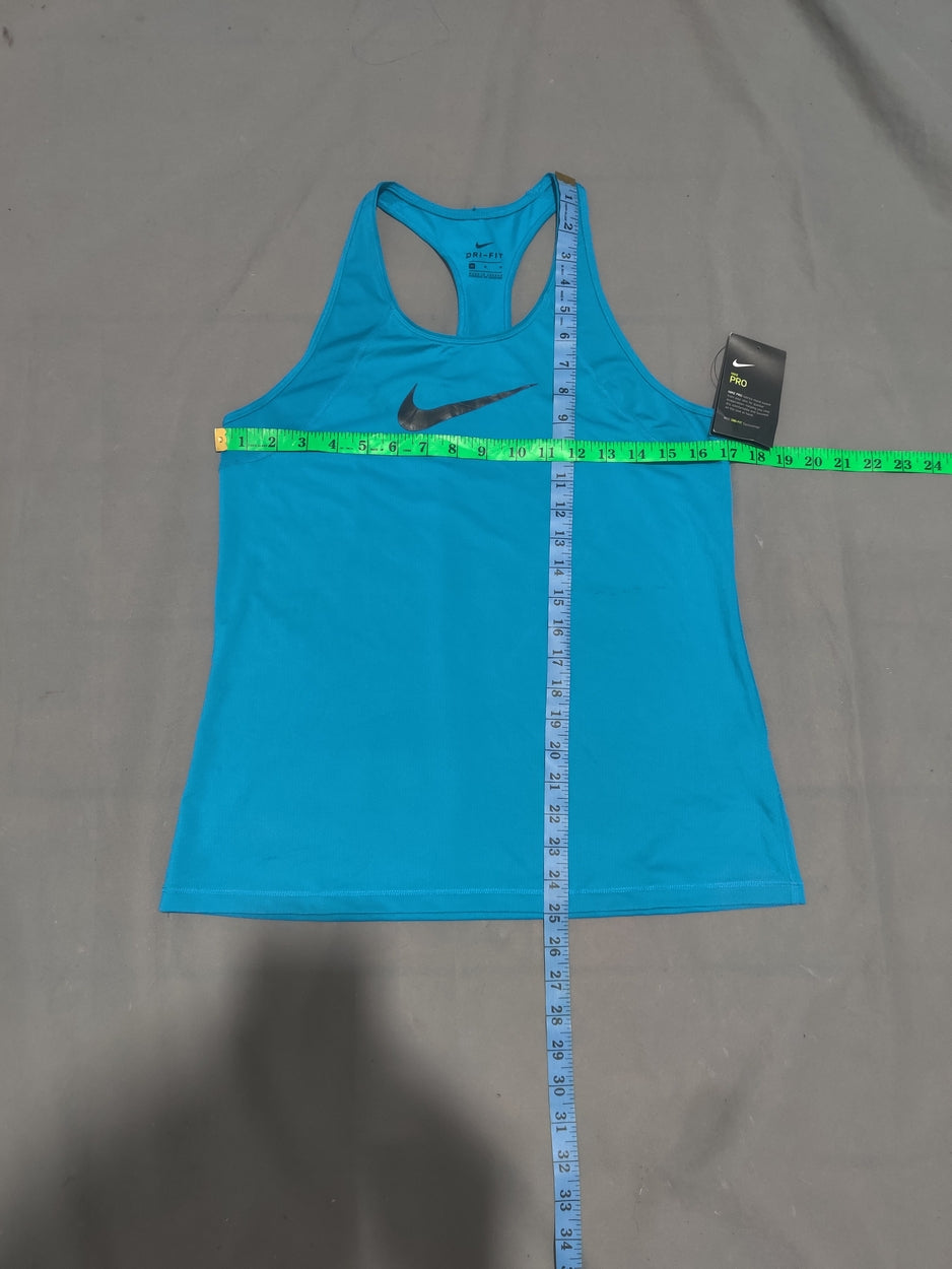 Nike Women Sport Blue Vest T Shirt