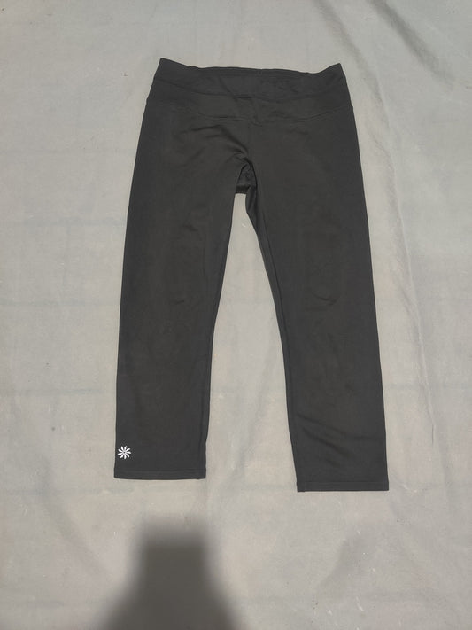 Athleta Women Black Sport Tights