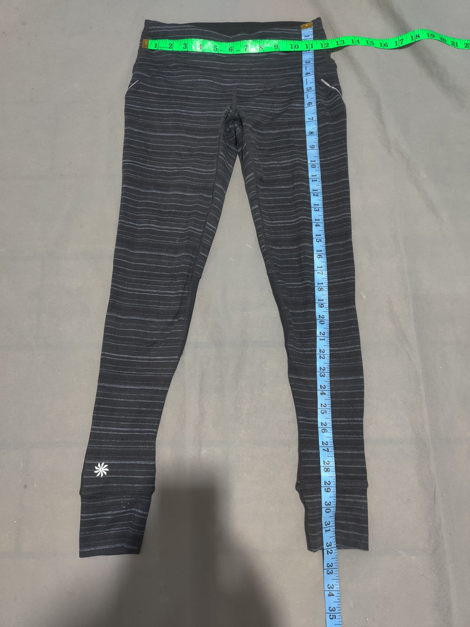 Athleta Women Black Sport Tights