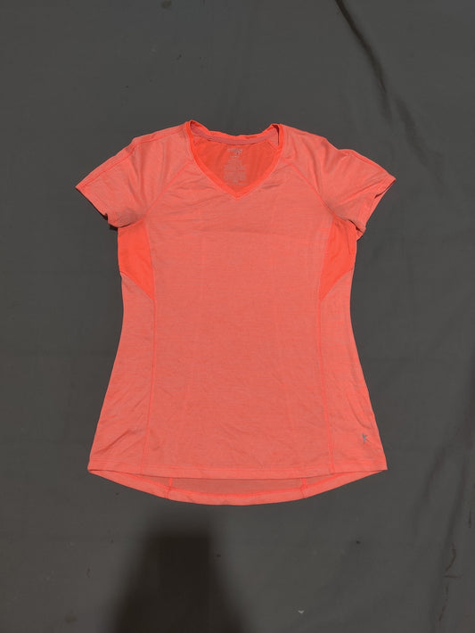 Danskin Women Sport Orange T Shirt
