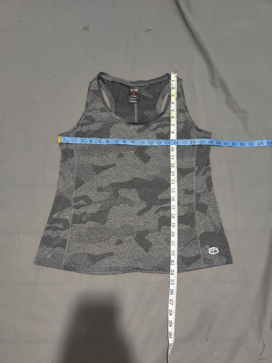 Tapout Women Sport Gray Vest T Shirt