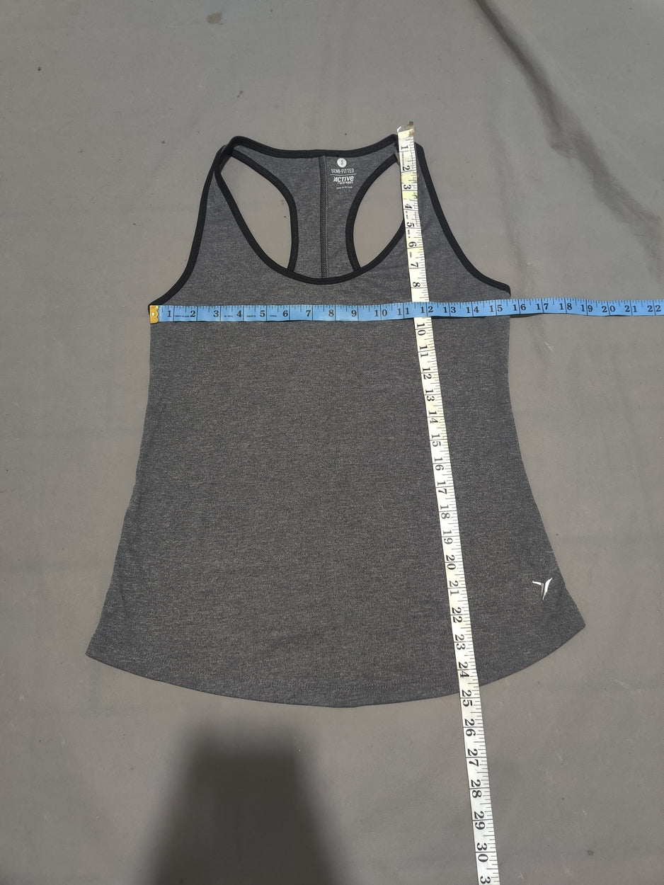 Old Navy Women Sport Gray Vest T Shirt