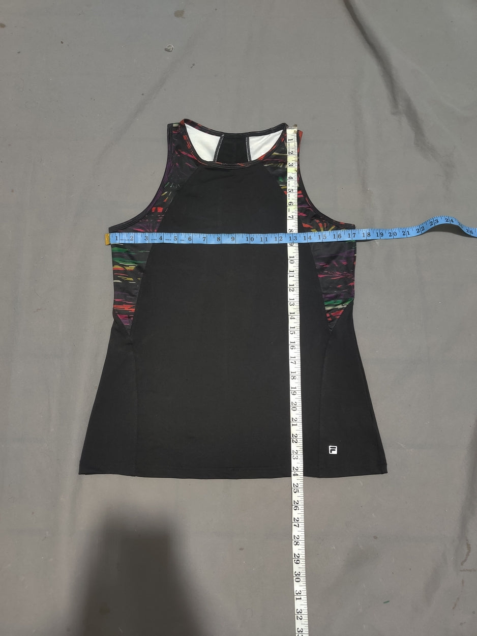 Fila Women Sport Black Vest T Shirt