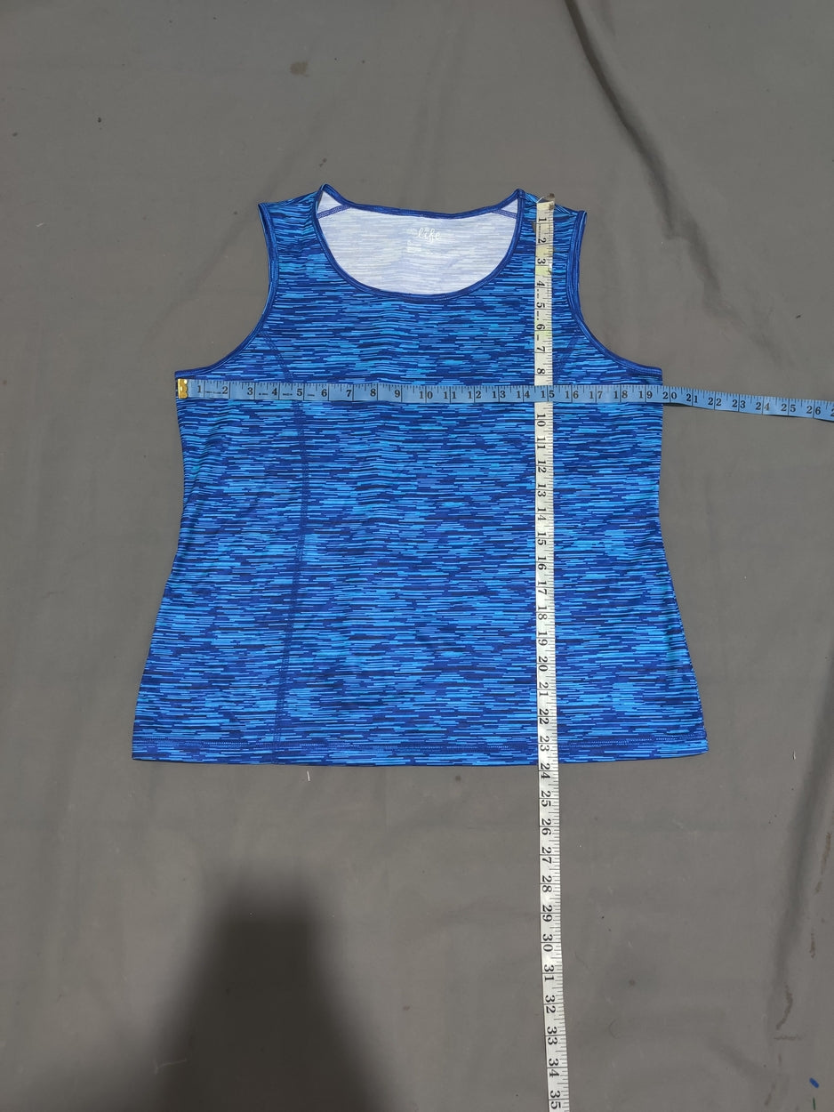 Made for life Women Sport Blue Vest T Shirt – Preloved Labels (view 4)