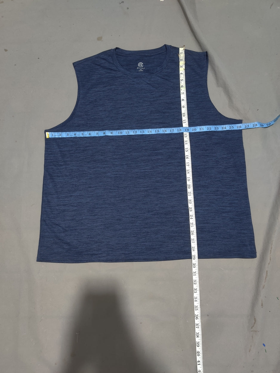Champion Women Sport Blue Vest T Shirt