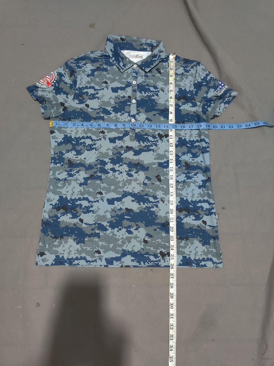 Folds of Honor Women Sport Camouflage Polo T Shirt