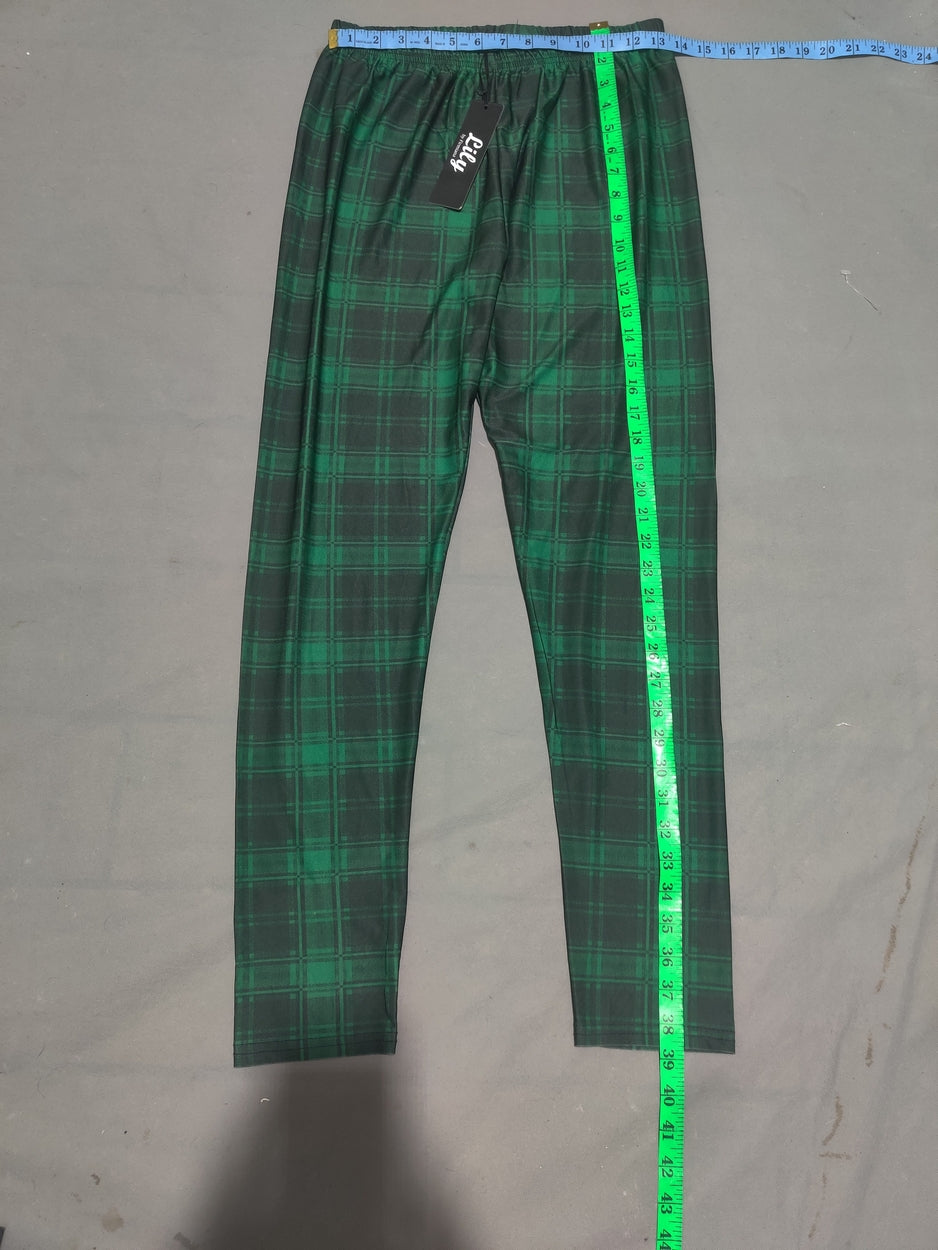 Lily Women Green Sport Tights
