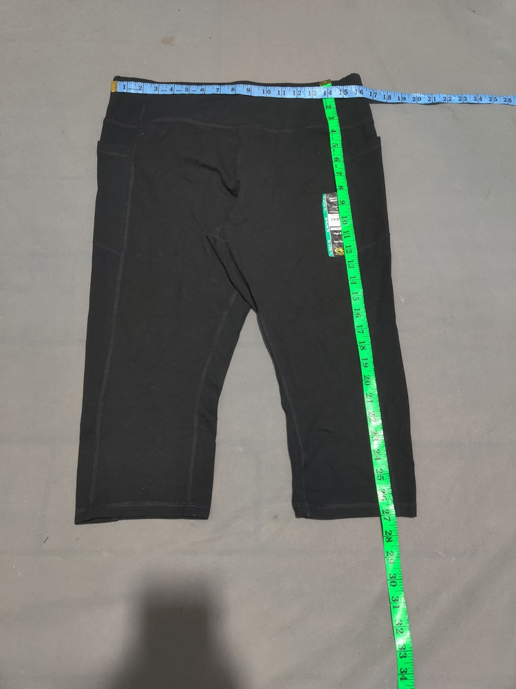 Athletic Works Women Black Sport Tights