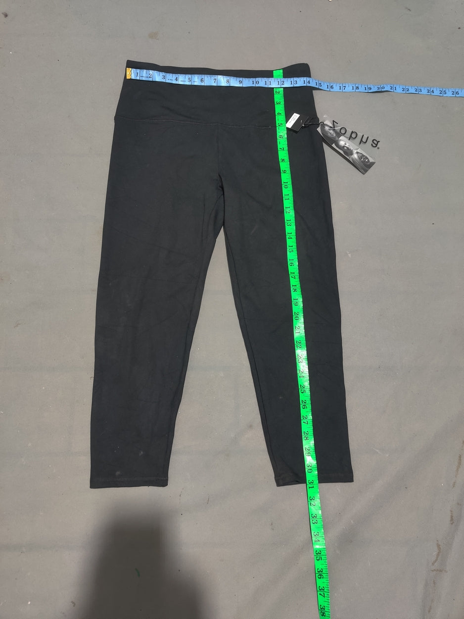 Zobha Women Black Sport Tights