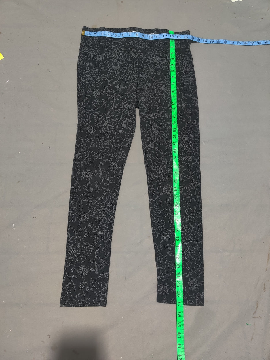 Sonoma Women Black Sport Tights