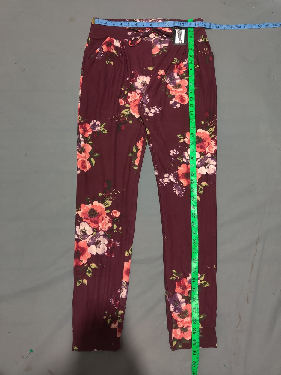 Lildy Women Maroon Sport Tights