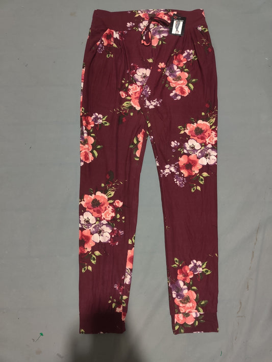 Lildy Women Maroon Sport Tights