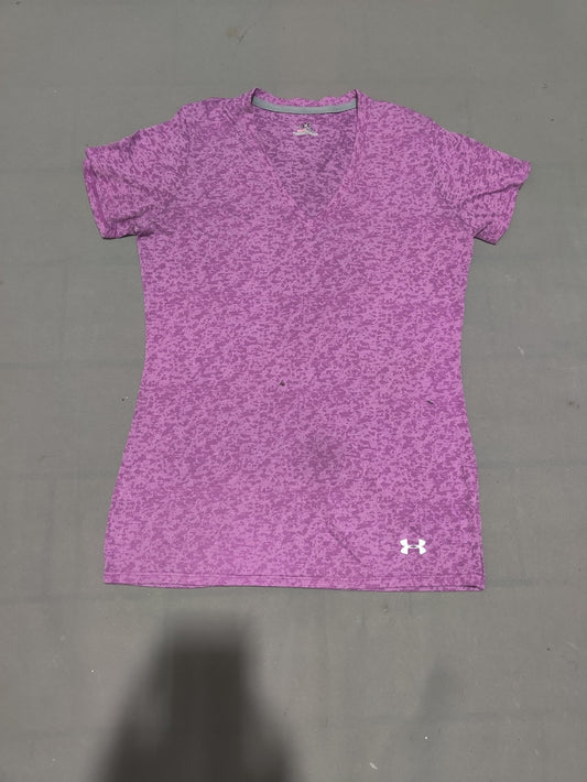 Under Armour Women Sport Purple T Shirt