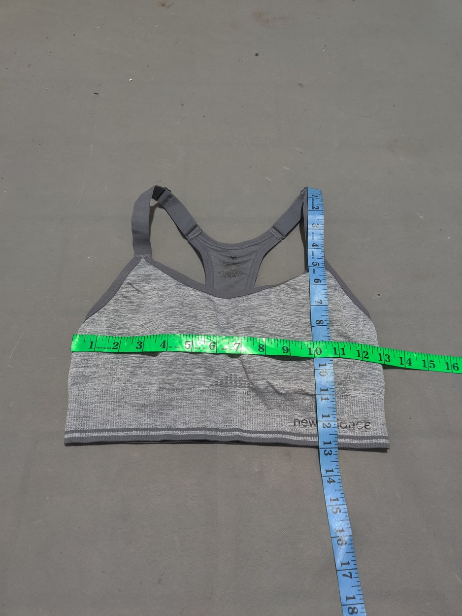 New Balance Women Gray Sport Bra