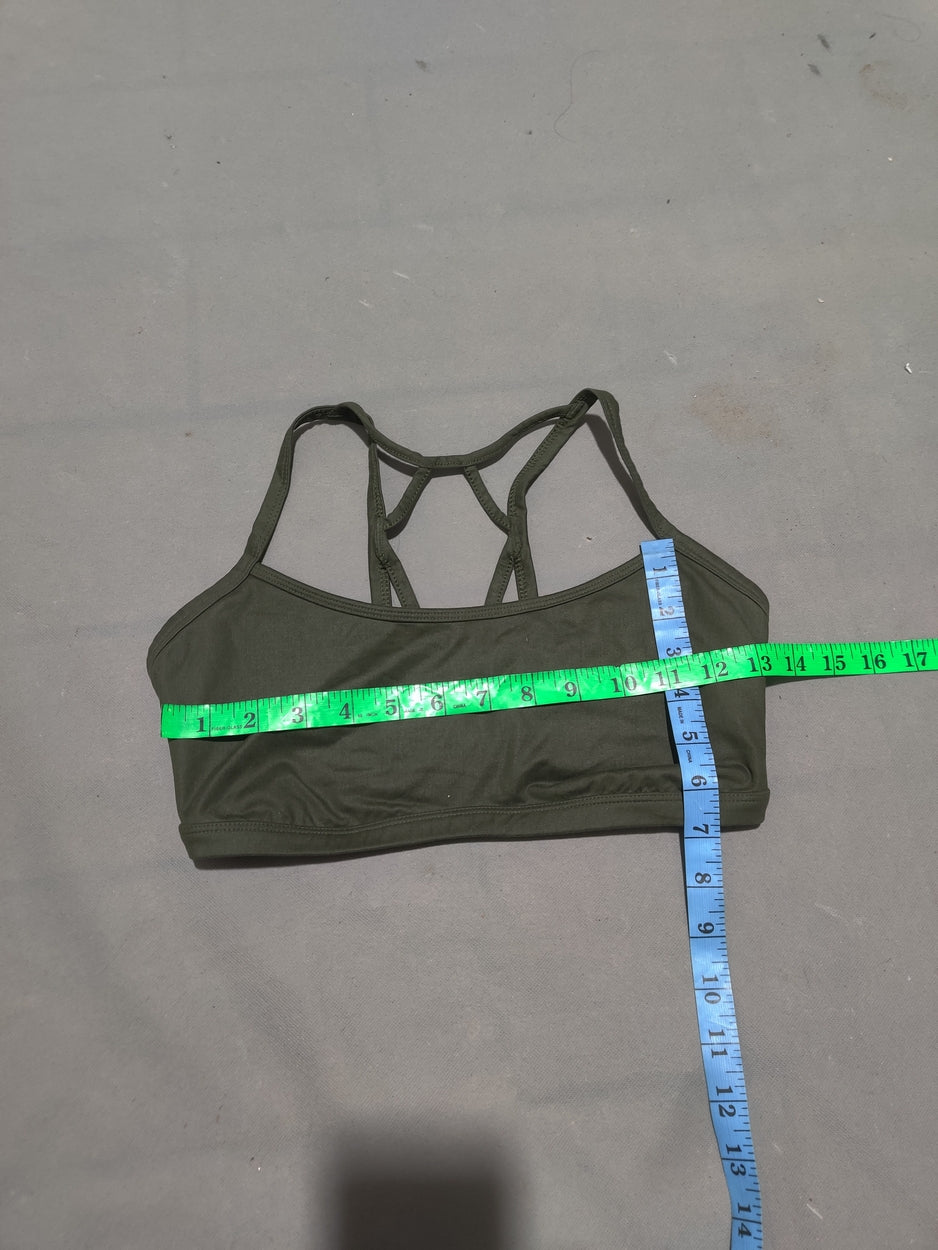 Joy Lab Women Green Sport Bra