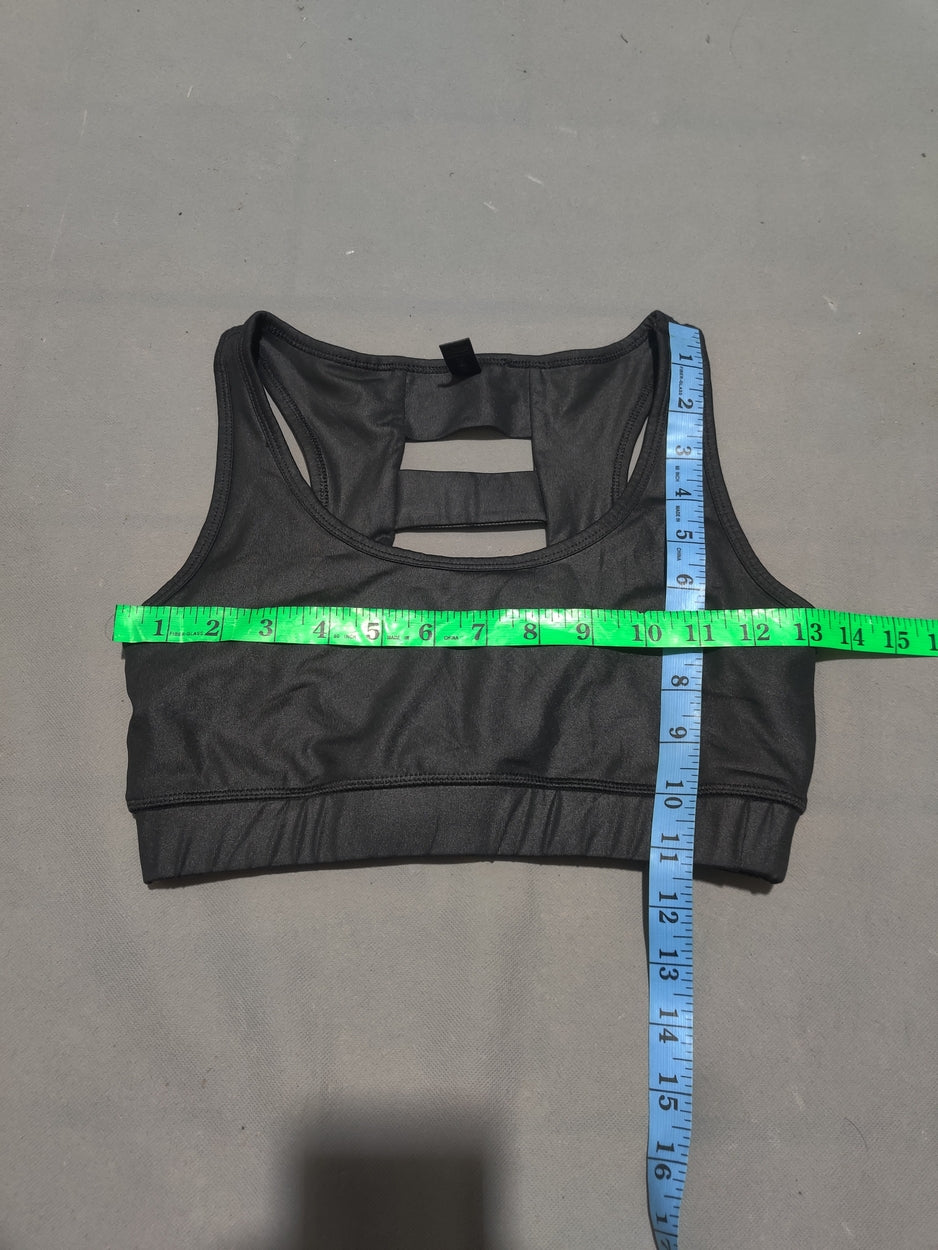 90 Degree Women Black Sport Bra