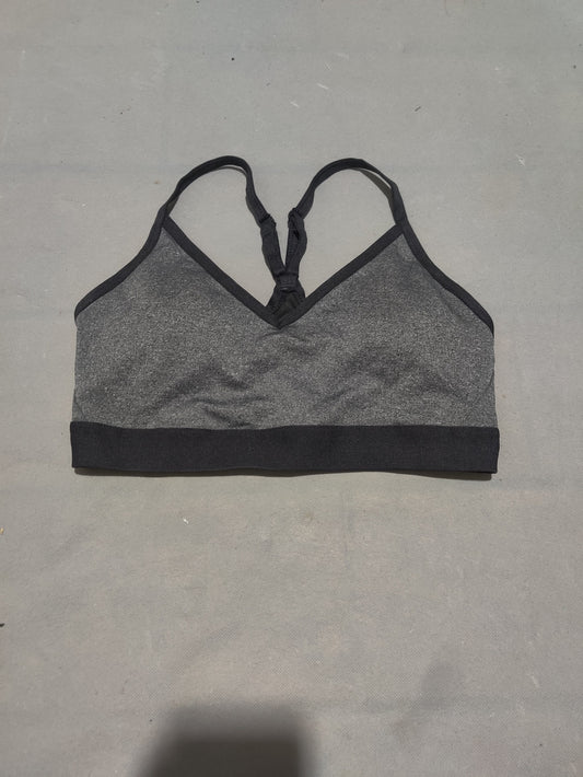 Athletic Works Women Gray Sport Bra