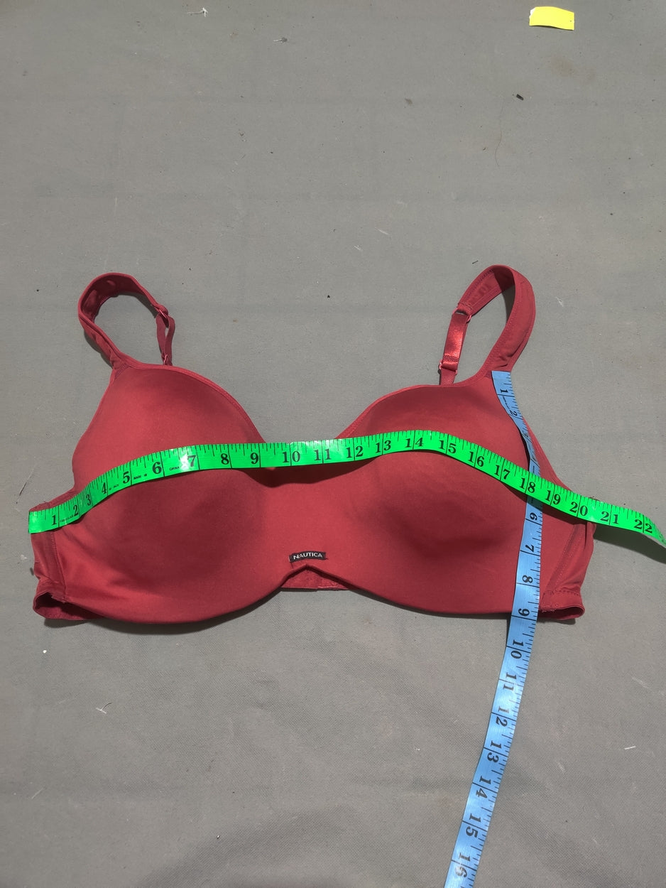 Nautica Women Maroon Sport Bra