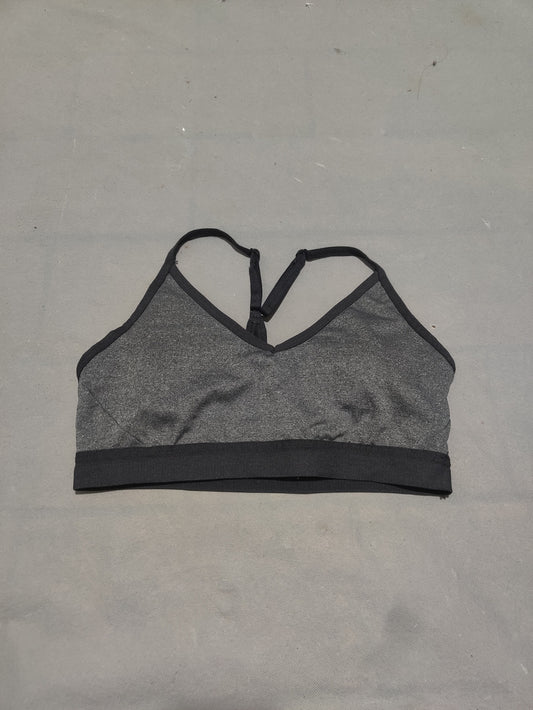 Athletic Works Women Gray Sport Bra