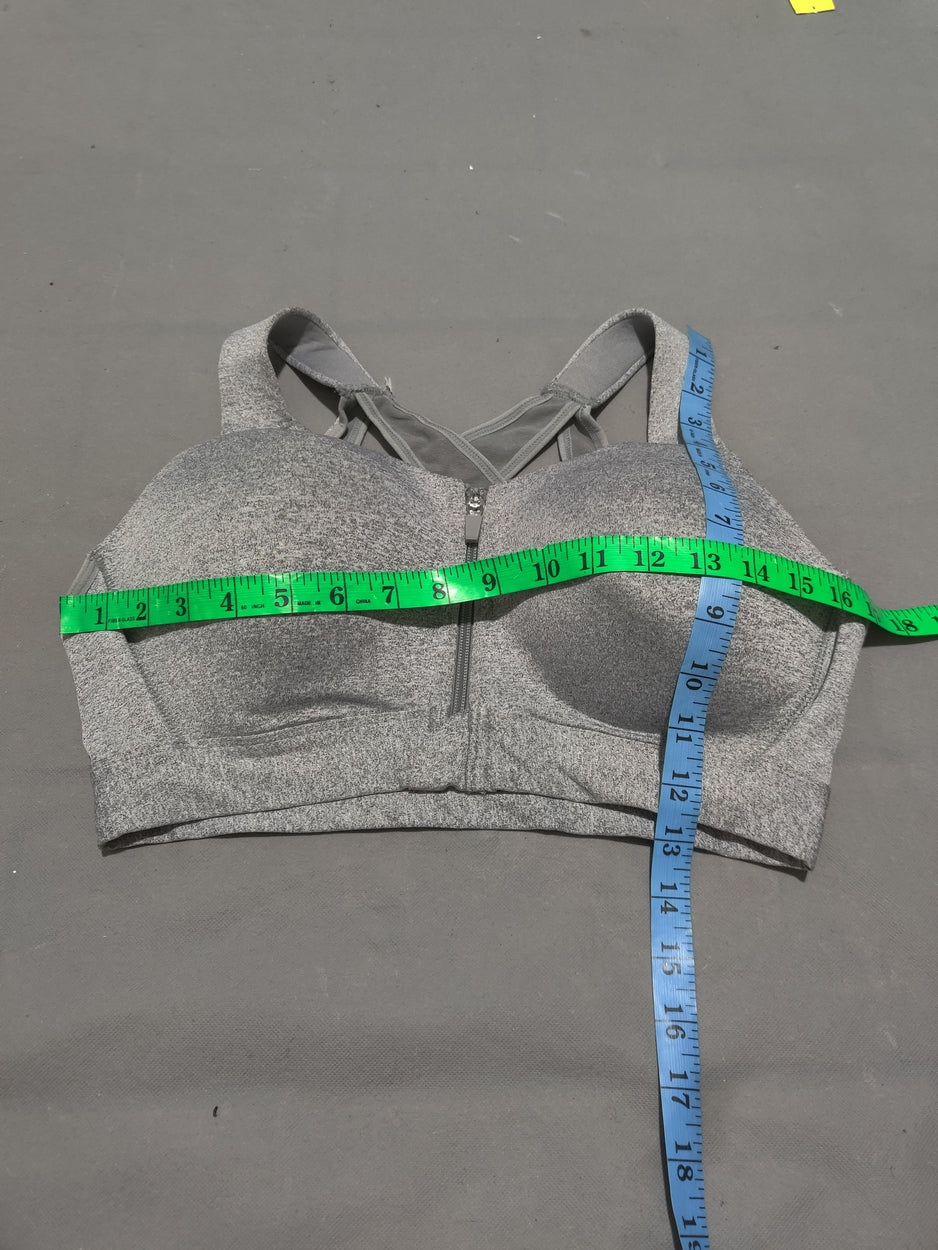 Layer 8 Women Gray Sport Bra