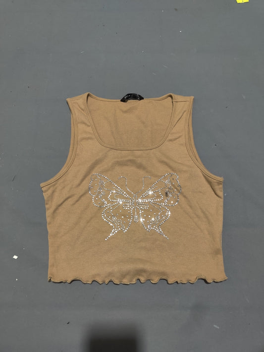 SHEIN Women Brown Sport Bra