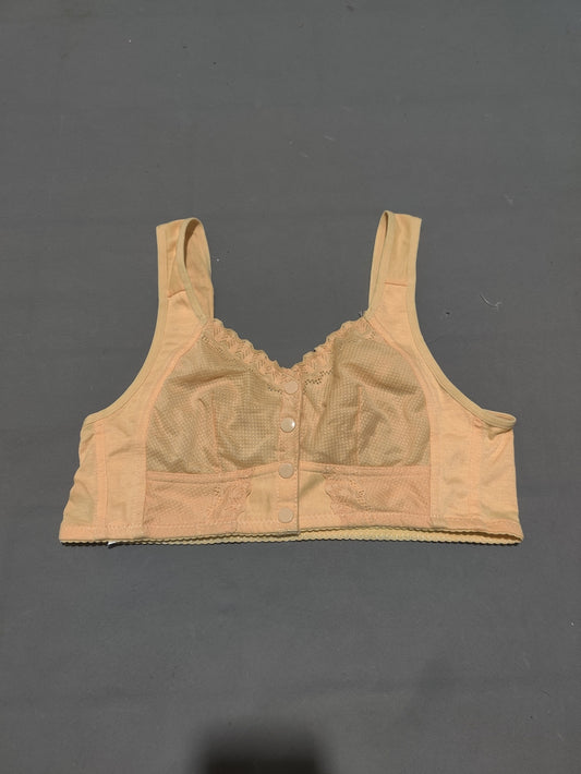 Preloved Women Cream Sport Bra