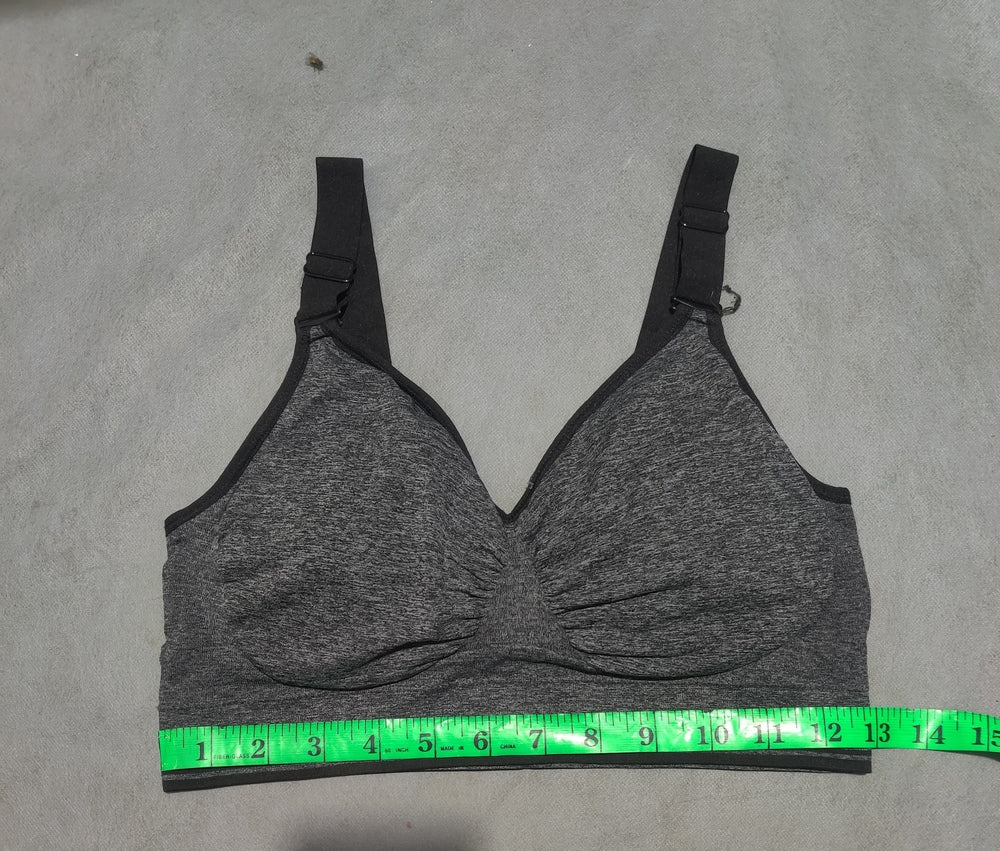 Danskin Women Gray Sport Bra XL