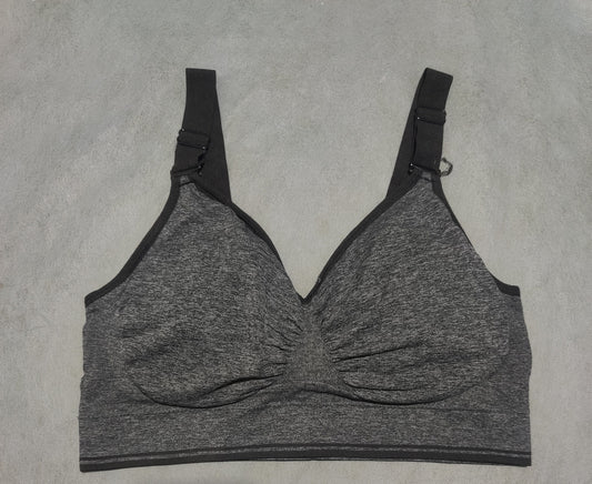 Danskin Women Gray Sport Bra
