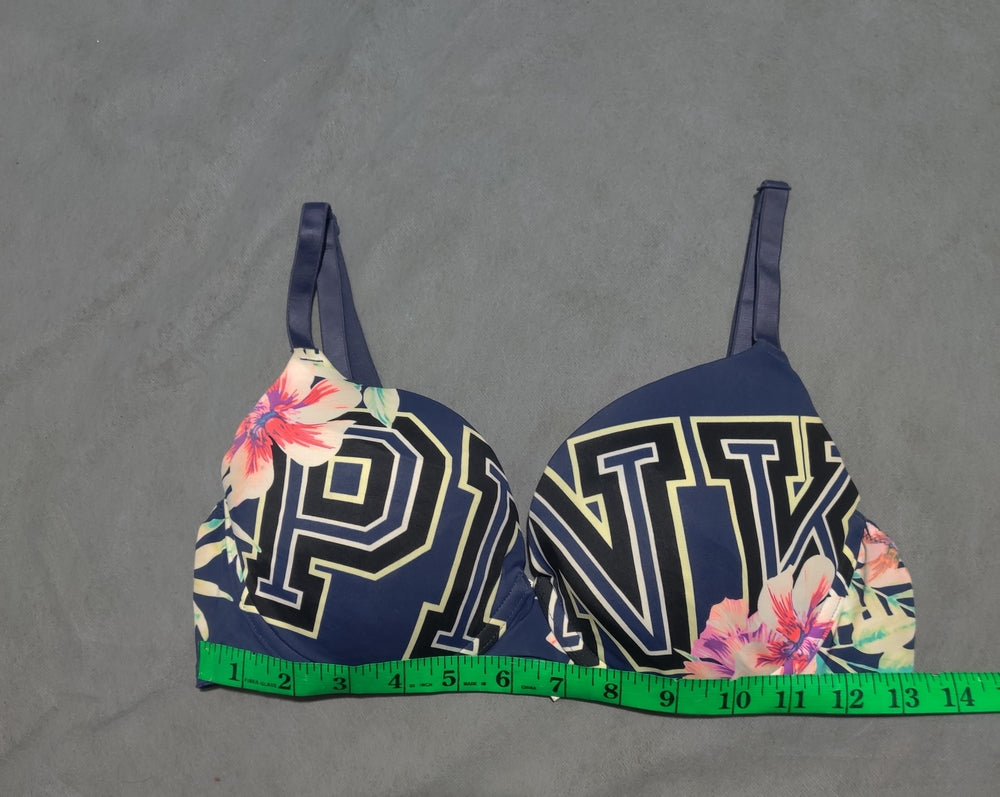 Pink Brand Women Gray Sport Bra 36C M