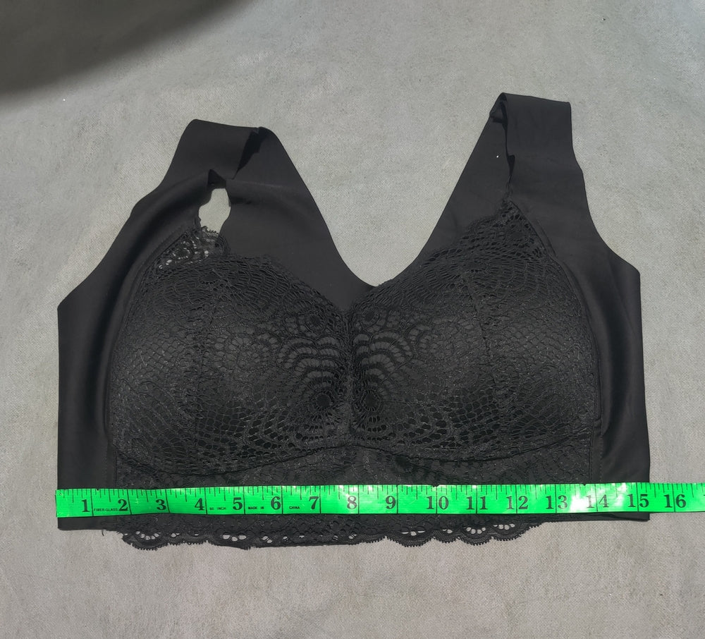 Preloved Women Black Sport Bra 3XL