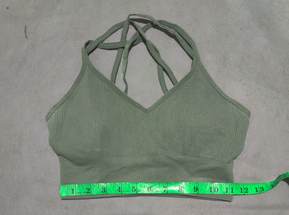 SO Women Green Sport Bra M