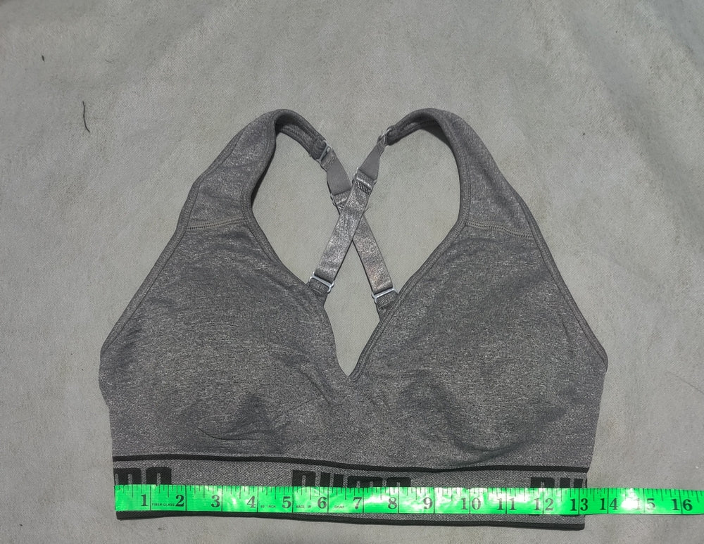 Puma Women Gray Sport Bra M