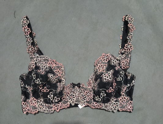 La Vie en Rose Women Black Sport Bra