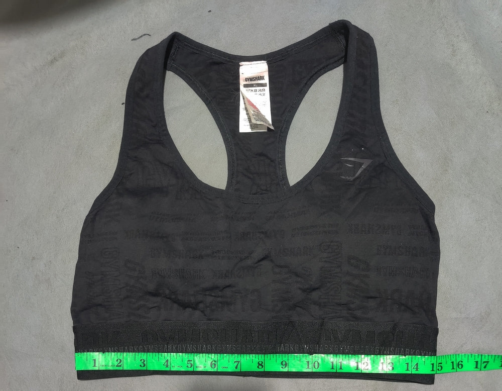 Gym Shark Women Black Sport Bra XL