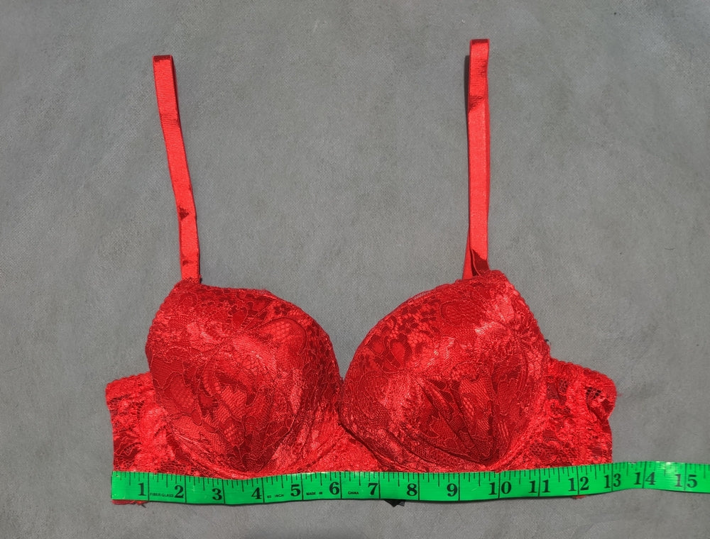 Preloved Women Red Sport Bra 34B XS