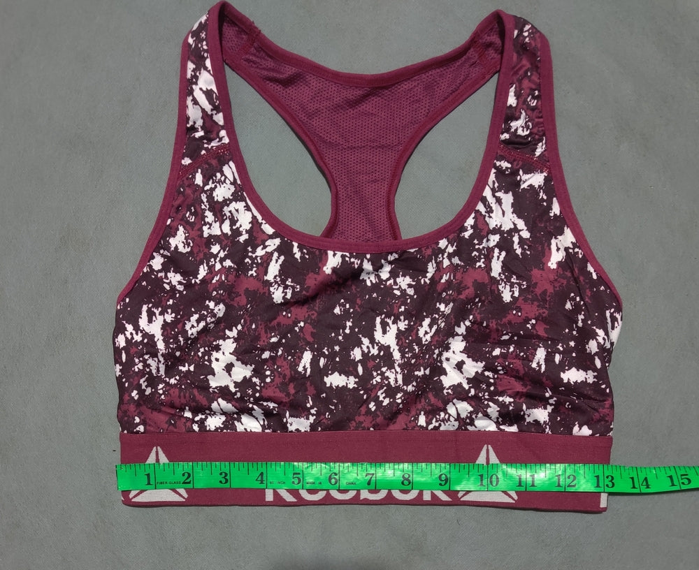 Reebok Women Maroon Sport Bra L