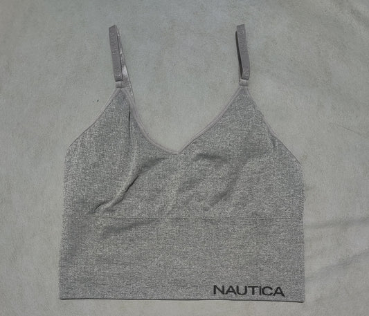 Nautica Women Gray Sport Bra