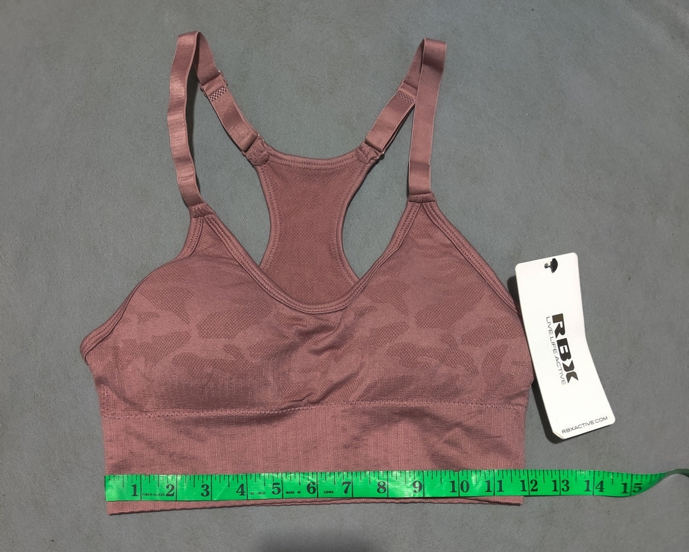 RBX Women Maroon Sport Bra S