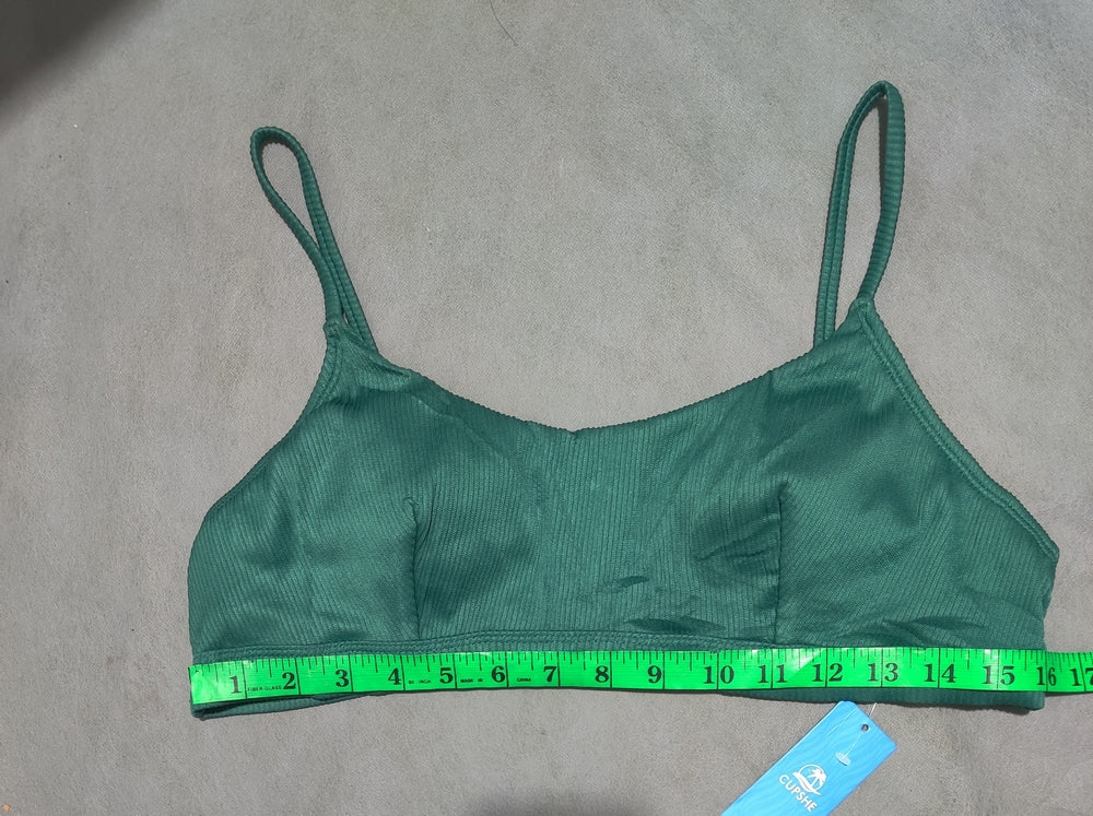 Cupshe Women Green Sport Bra XL