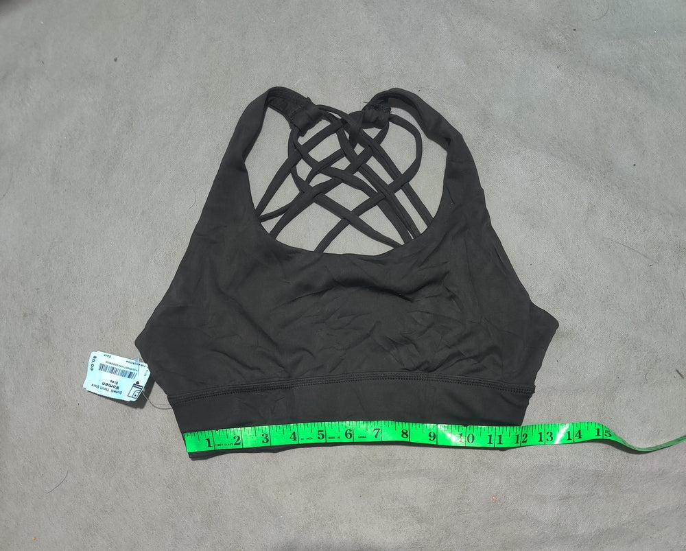 Preloved Women Black Sport Bra M