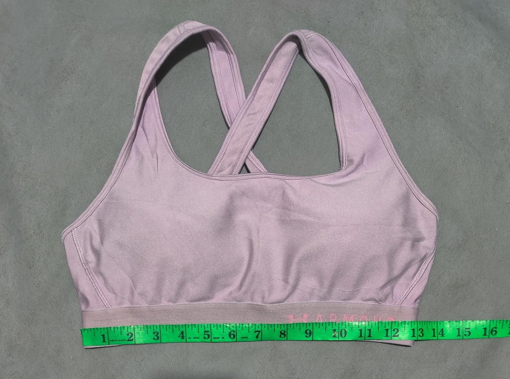 Under Armour Women Purple Sport Bra L