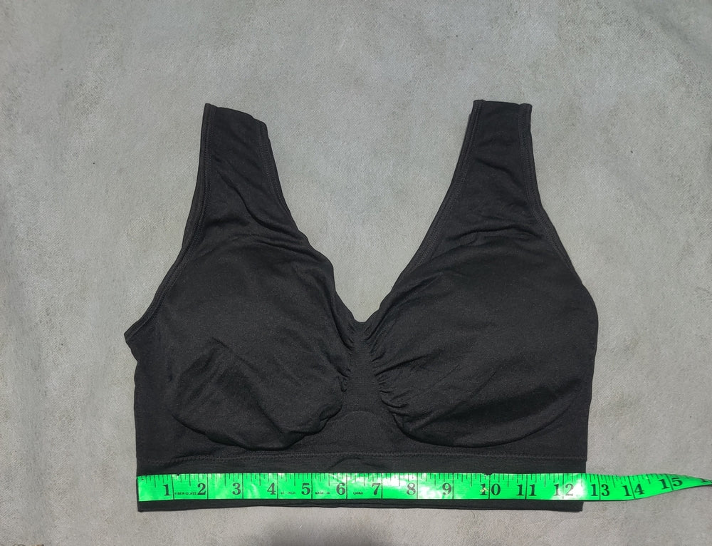 Preloved Women Black Sport Bra XL