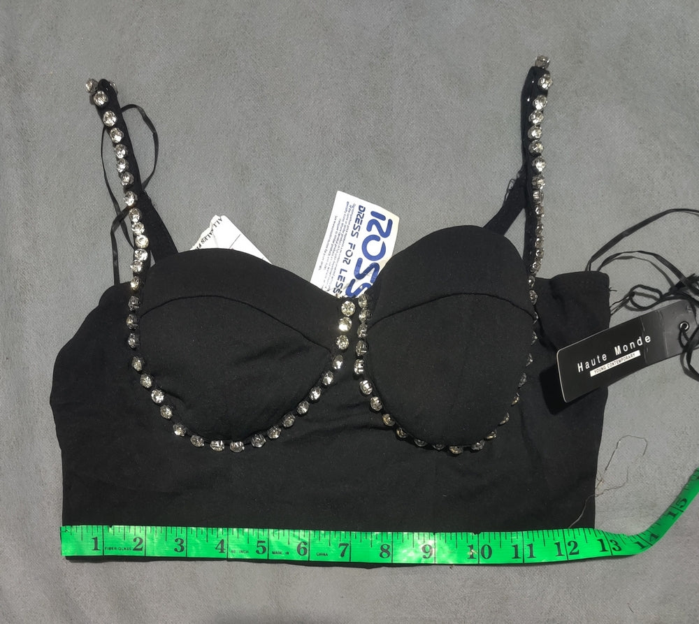 Haute Monde Women Black Sport Bra