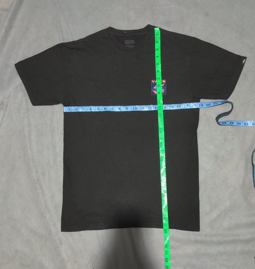 Vans Men Cotton Black T Shirt