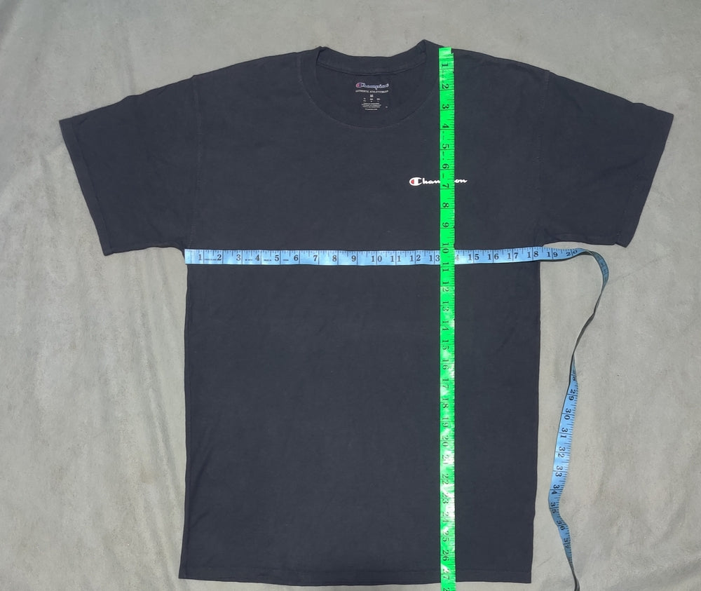 Champion Men Cotton Blue T Shirt