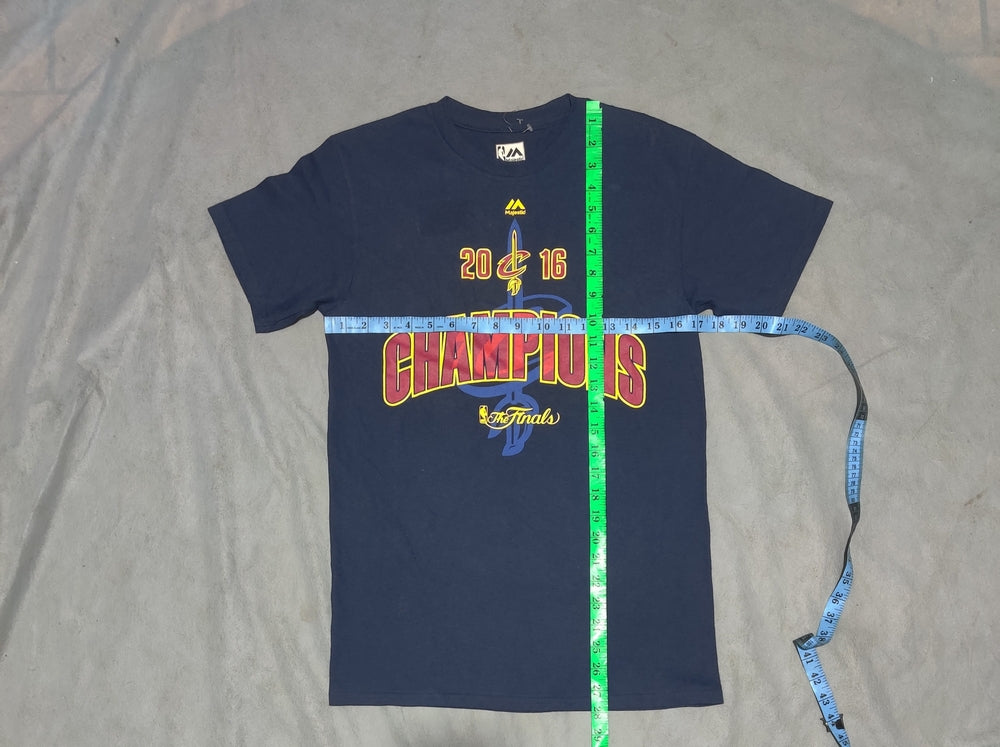 Majestic Men Cotton Blue T Shirt