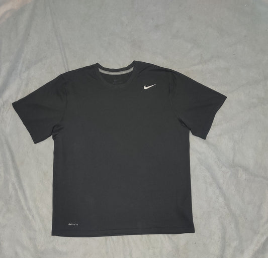 Nike Dri Fit Men Sport Black T Shirt