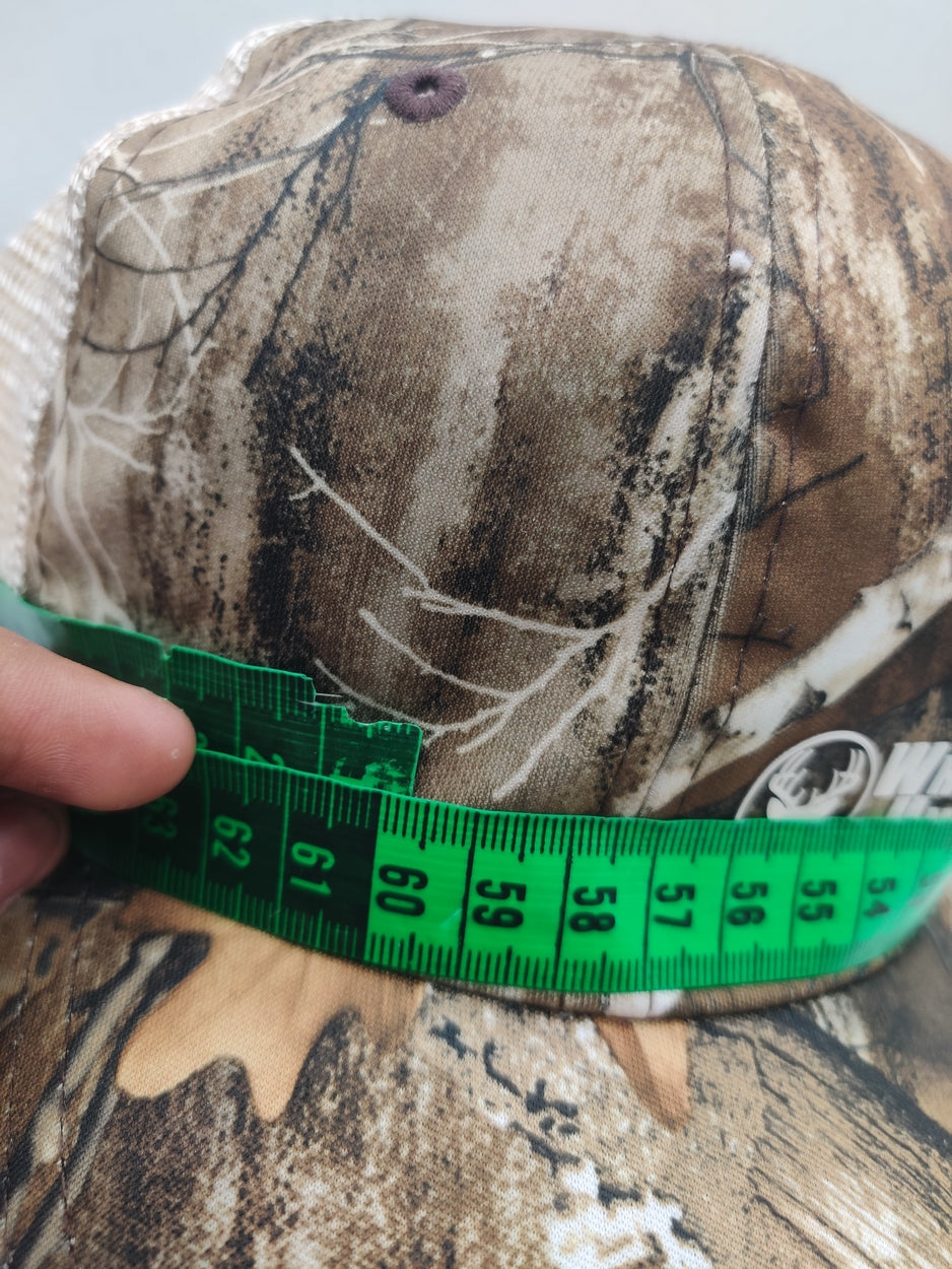 White Tails Unlimited Men Camouflage Cap